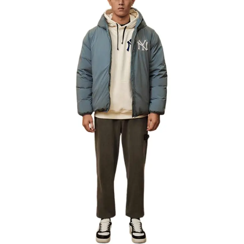 New Era Down Jackets Unisex Denim Blue-3