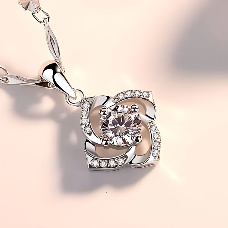 Silver Trim 999 Fine Silver Necklaces Women's-1