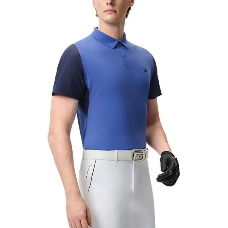 FILA Golf Series SS25 Polo Shirt Men's Blue-2