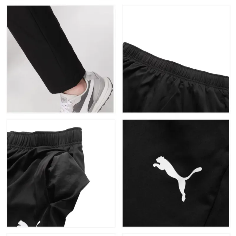 PUMA Casual Sportswear Men Set Brown Jacket+Black Pants-3