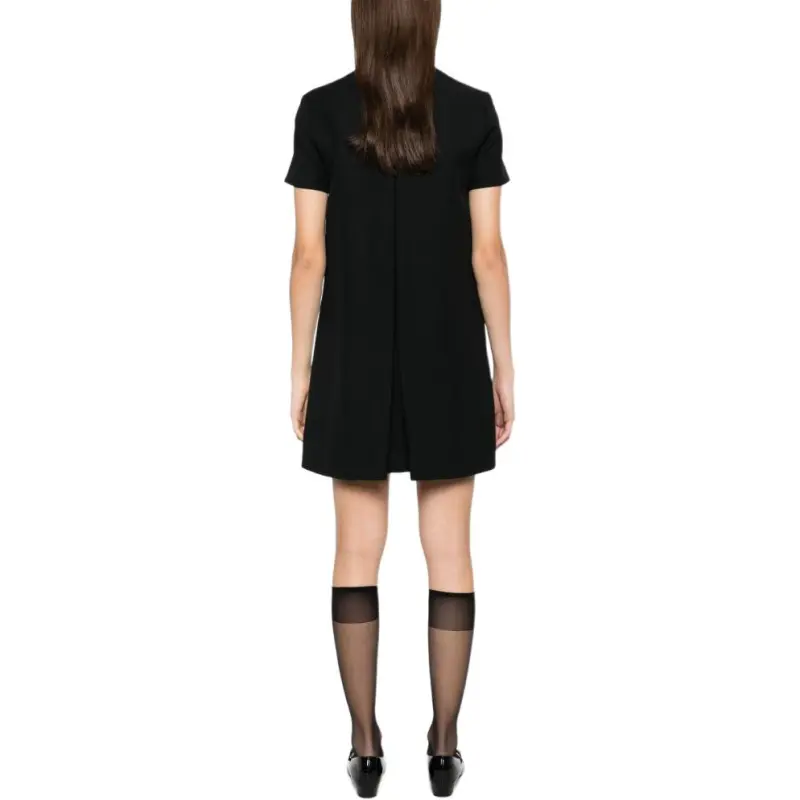GUCCI Rear Zipped Inverted Pleat Mini Dress-2
