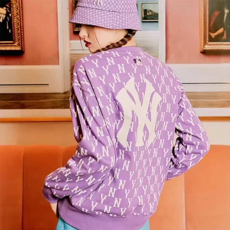 MLB Sweatshirts Unisex Pink-3
