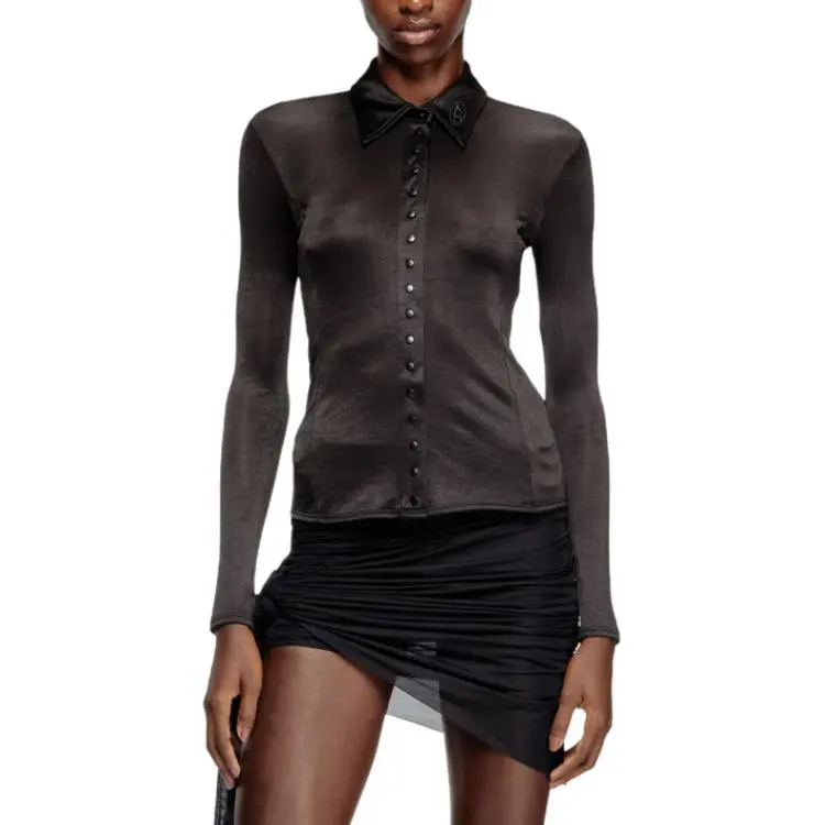 DIESEL C Elaia Satin Shirt-1