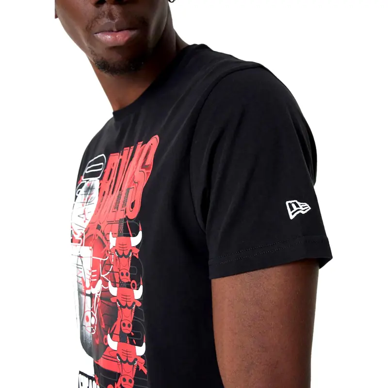 New Era T Shirts Men Black-3