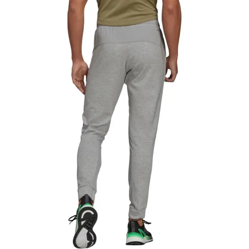 Adidas AEROREADY Knitted Sweatpants Men's Gray-2
