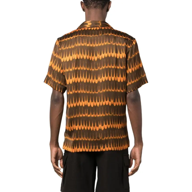 Wales Bonner Geometric Printed Buttoned Shirt-2
