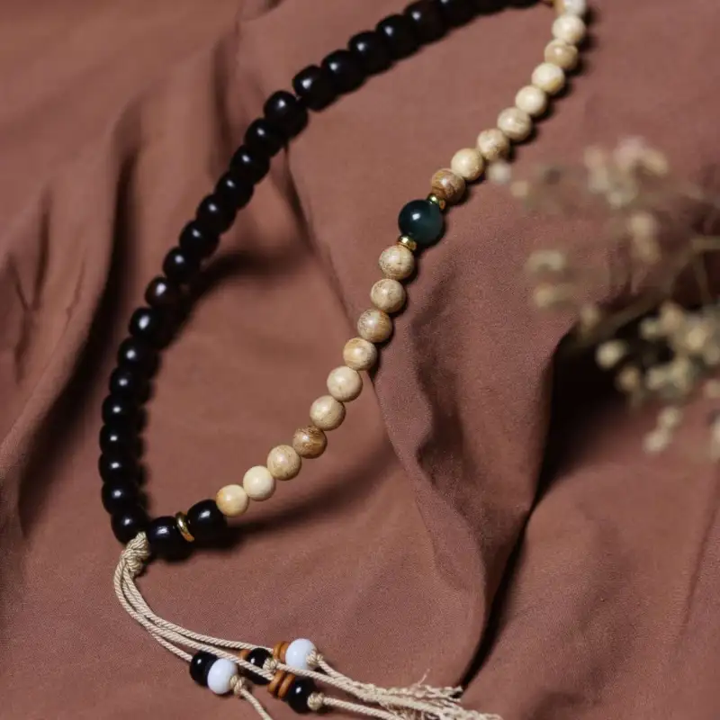 Lordship Ebony Bead Chain Unisex-7