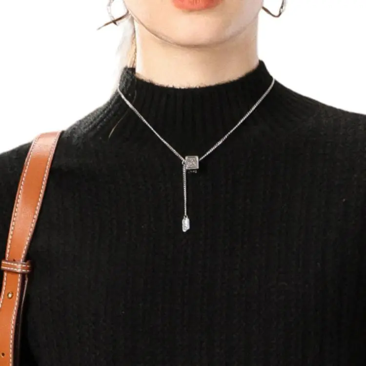 FENHONGMALI Knitwear Women's Black-5