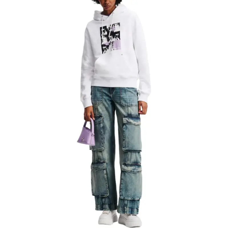 KARL LAGERFELD / Karl Lagerfeld Jeans Relax Repeat Hoodie-4