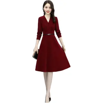 Fele.d Long Sleeved Dress Women's
