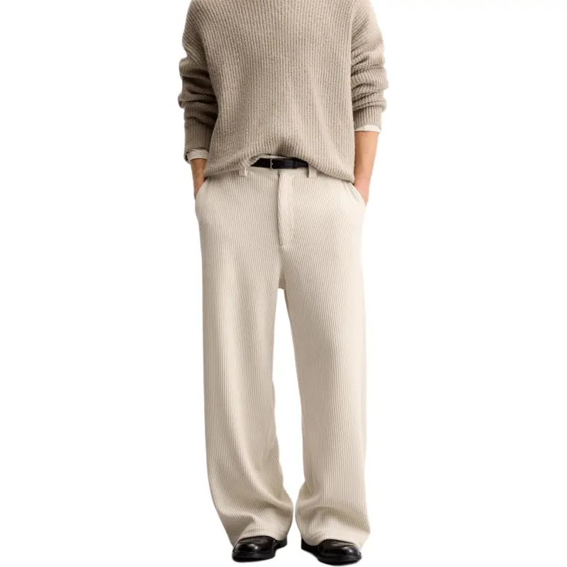 ZARA Casual Pants Men's Raw White-6