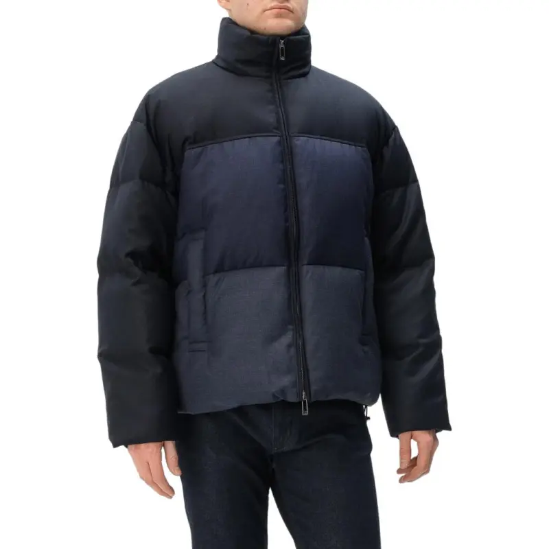 EMPORIO ARMANI Funnel Neck Zipped Padded Jacket-2