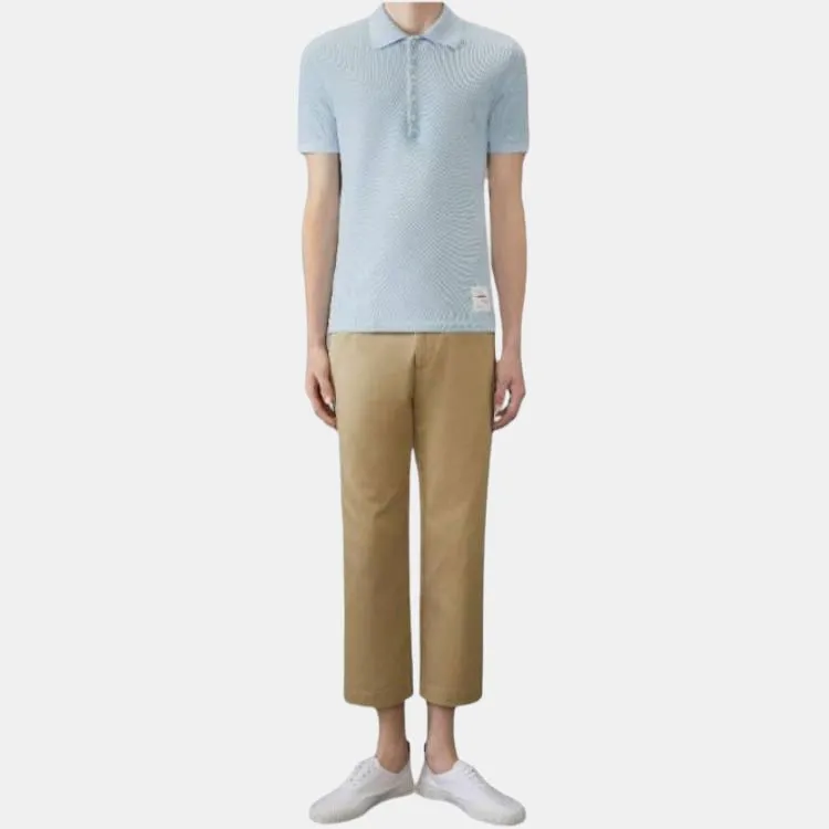 THOM BROWNE 4 Bar Short Sleeved Polo Shirt-5