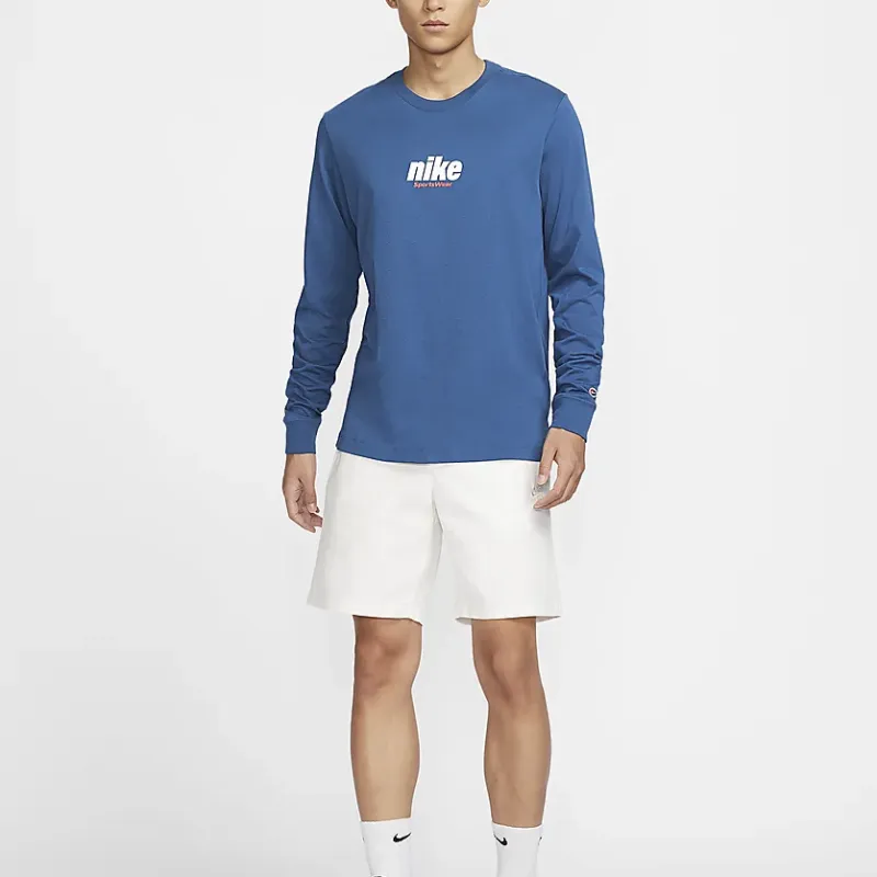 Nike Sportswear T Shirt Men's Garden Blue-4