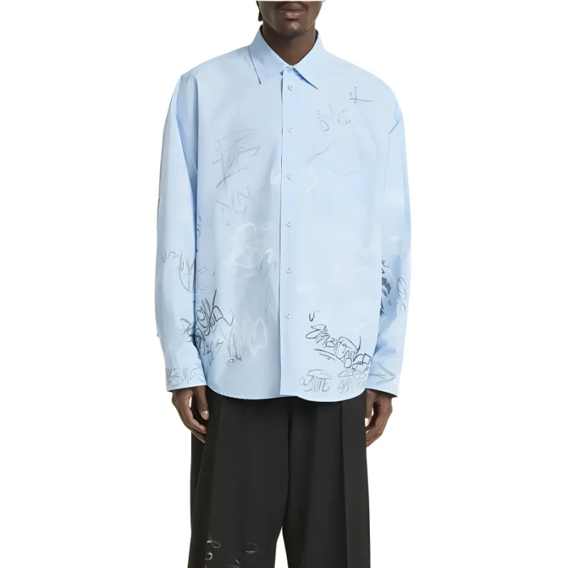 Balenciaga Graffiti Shirt-1