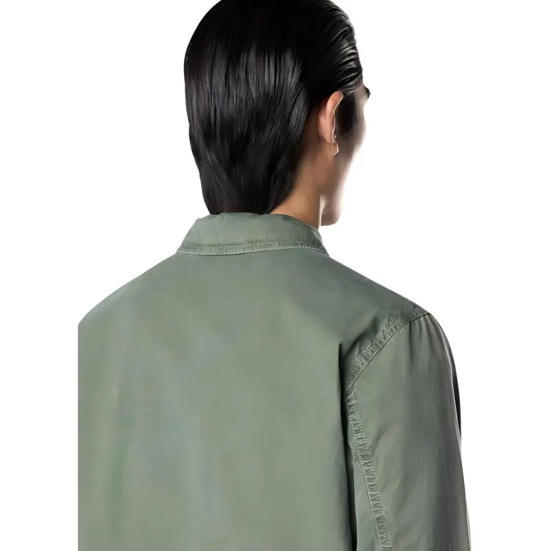 STONE ISLAND Compass Patch Zip Up Shirt Jacket-4