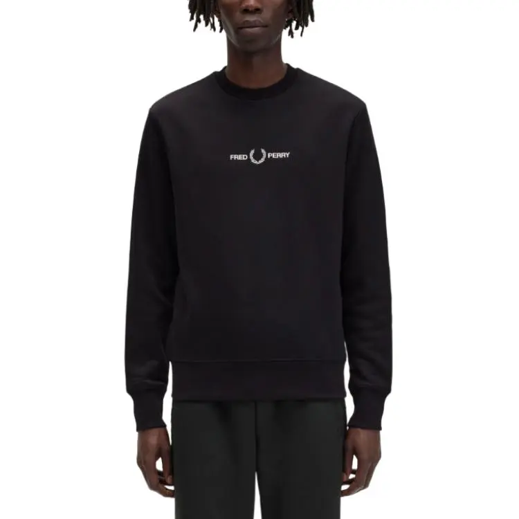 FRED PERRY Sweatshirt Men's Black-2