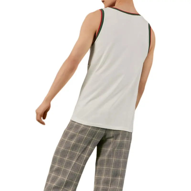 GUCCI 1921 Tank Tops Men White-2