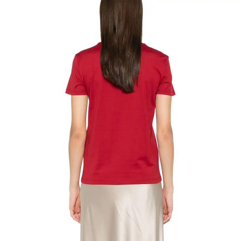 MaxMara Logo Embellished Crewneck T Shirt-2