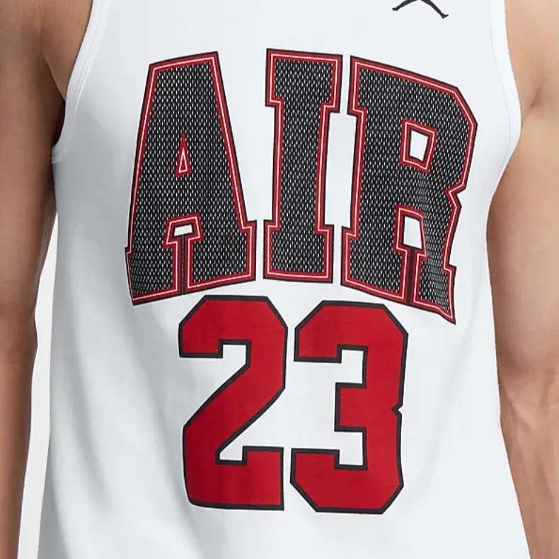 Jordan Sportswear Air 23 Basketball Jersey Men's White-4