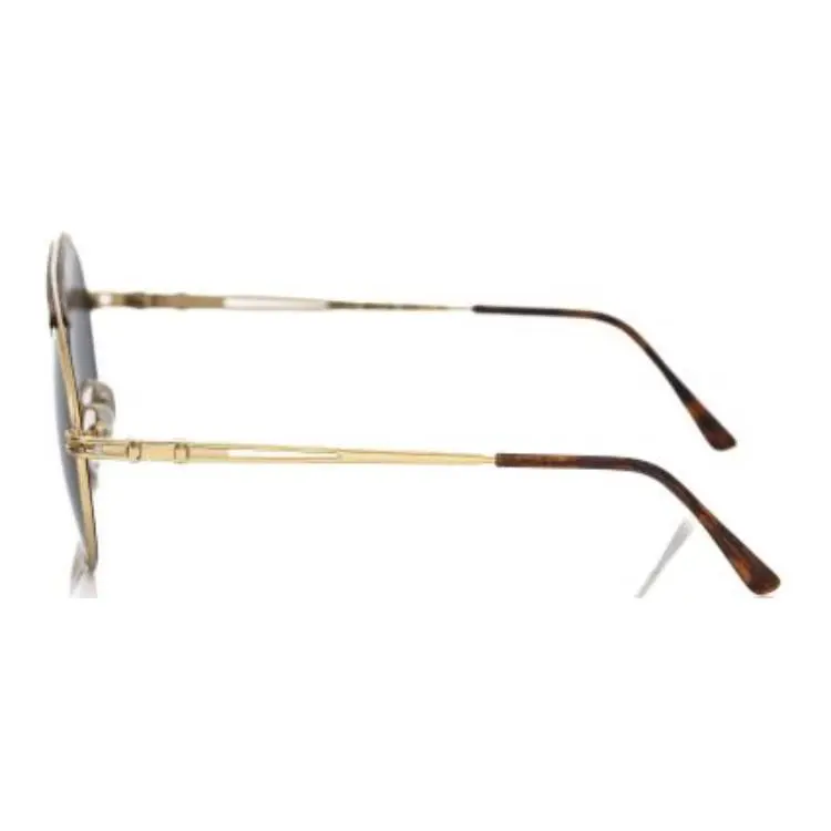 Frankie Morello Metal Irregular Shape Sunglasses Unisex Multicolor-2