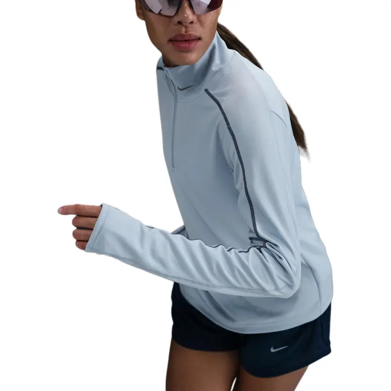 Nike SportswearDri Fit Sweatshirt Women's Light Armory Blue Color-2