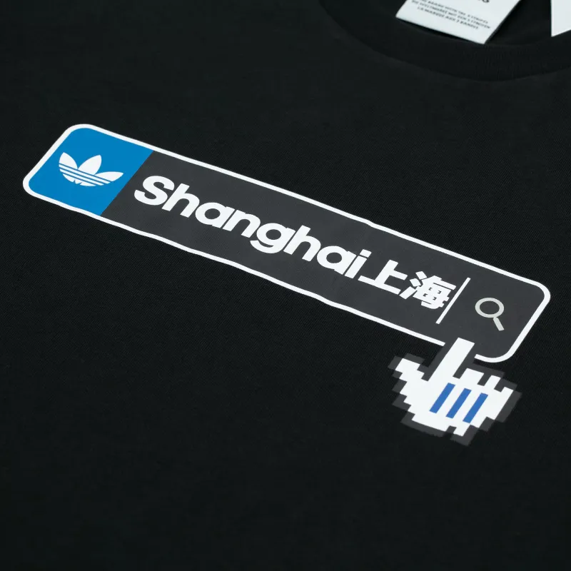 Adidas Originals Shanghai KC T Shirt Men's Black-2