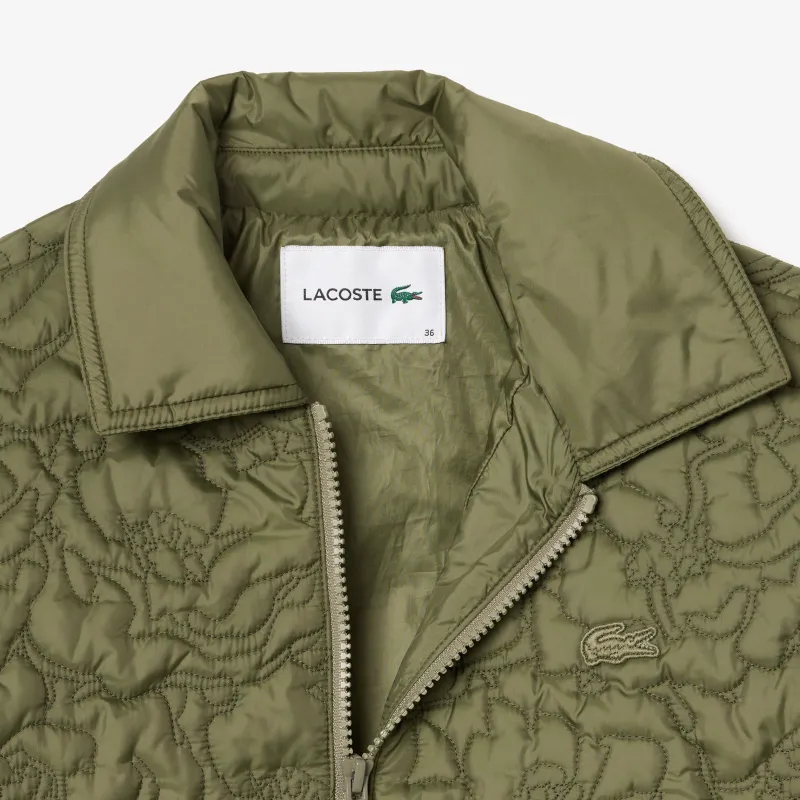 LACOSTE Floral quilted Jacket-3