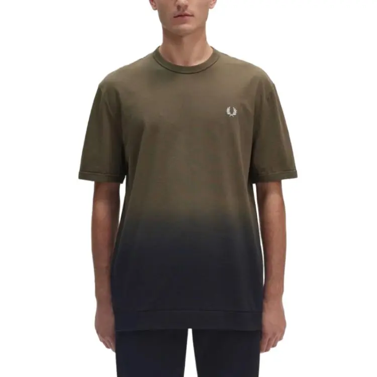 FRED PERRY T Shirts Men Green-4