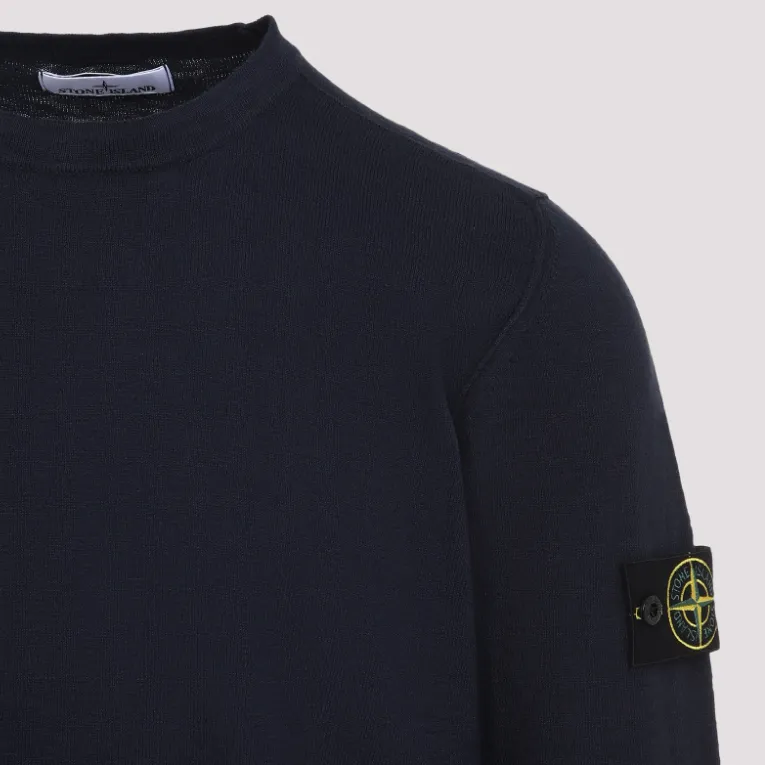 STONE ISLAND Logo Patch Crewneck Sweatshirt-2
