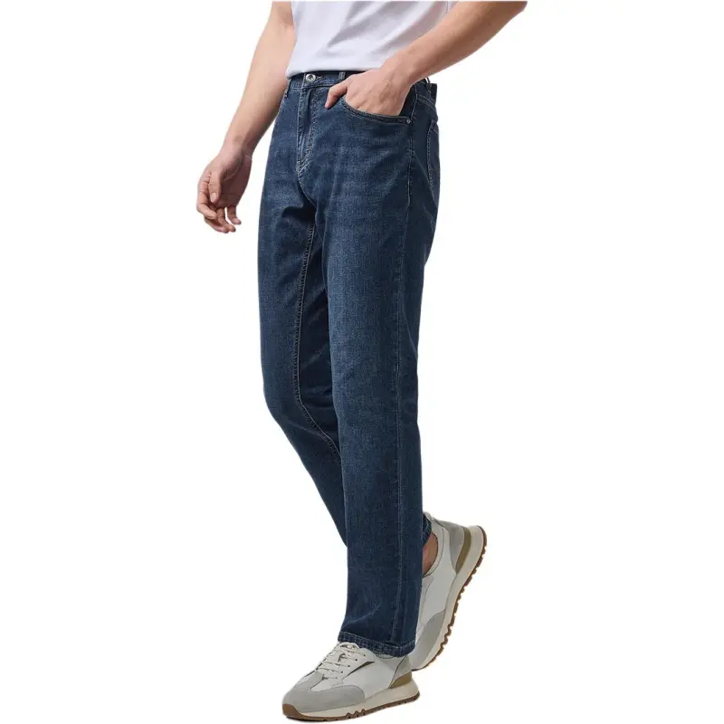 HLA Jeans Men Denim Blue Transitional Color Dark 05-5