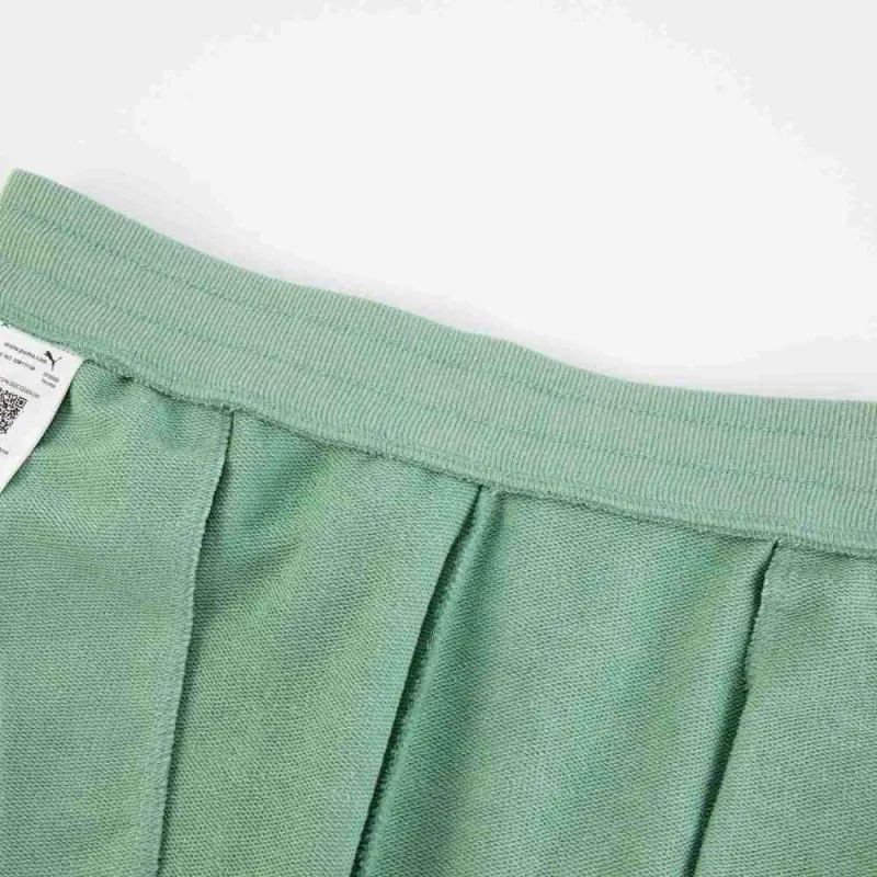 PUMA Knitted Sweatpants Women's Light Green-4