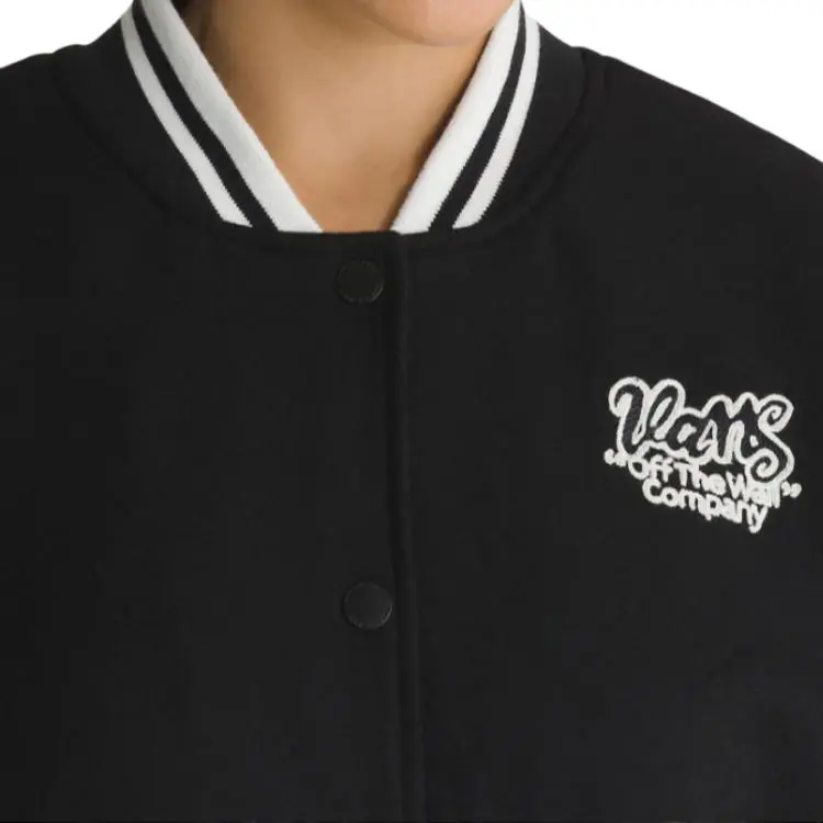 Vans Varsity Club Bomber Jacket Jackets Coats Women's Black-5