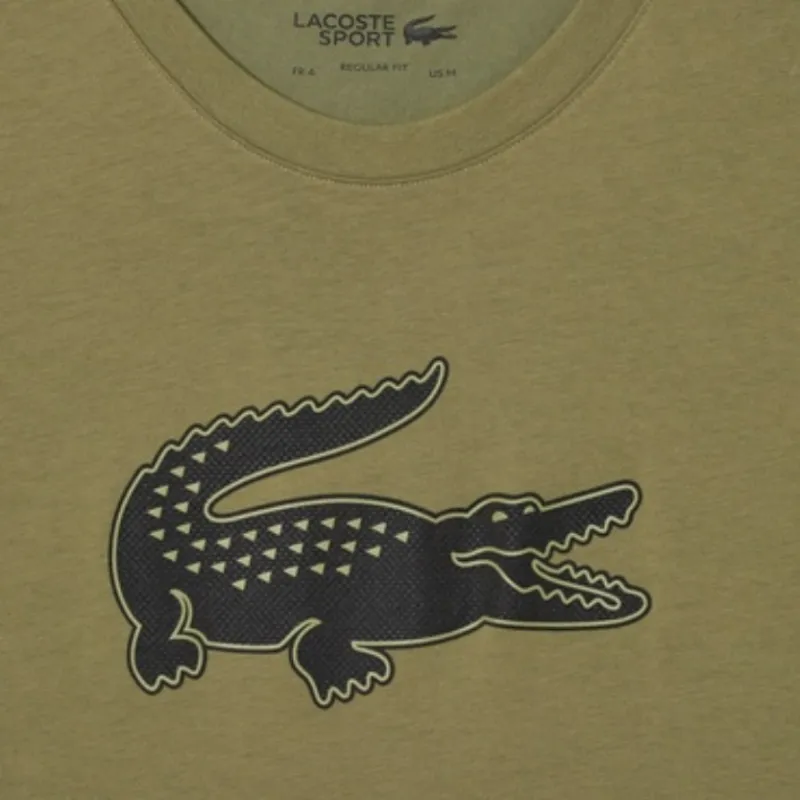 LACOSTE Logo print T shirt-3