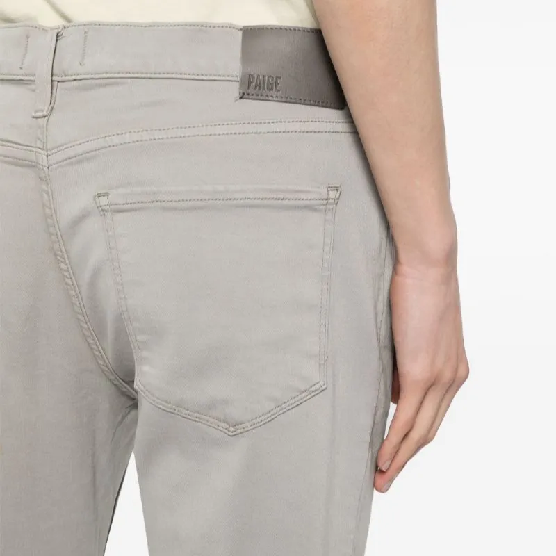 PAIGE Lennox Logo-patch Tapered Jeans-1