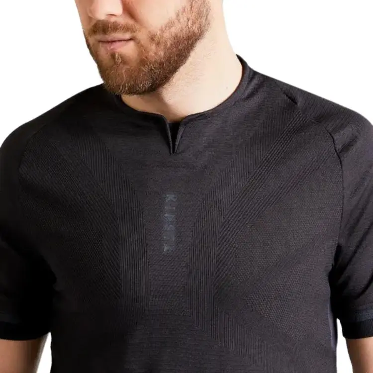 DECATHLON Soccer Jerseys Men's Black-2