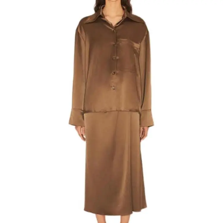 NANUSHKA Shirt Women's Dark Khaki-3