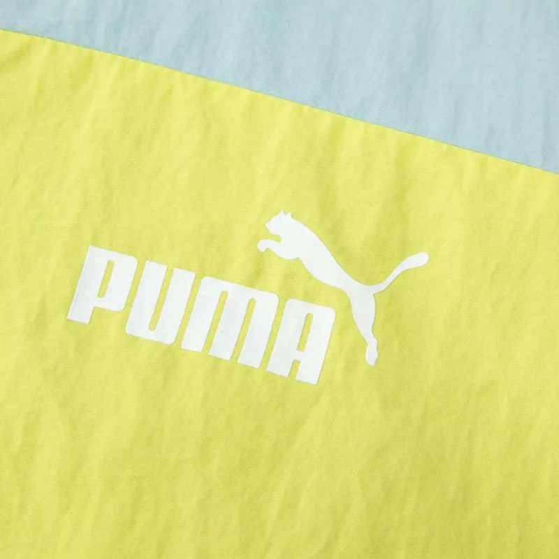 PUMA OVERSIZED HOODED WINDBREAKER Jackets Coats Women's Tropical Lake Blue-3
