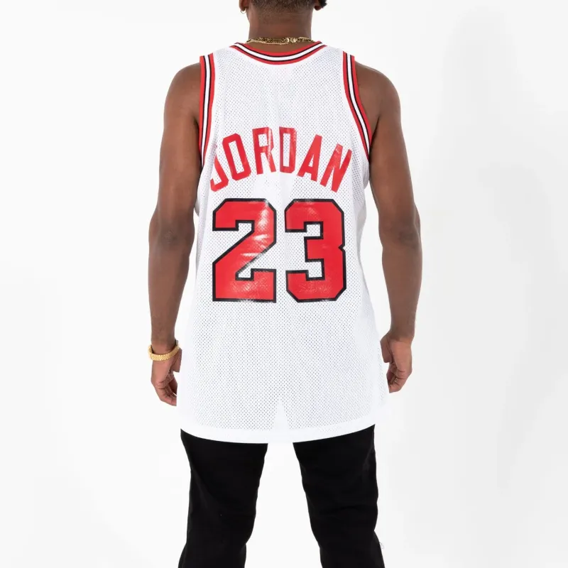 Mitchell & Ness Basketball Jersey Men's White-3