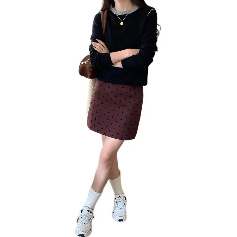 ONE SHALLOW Casual Short Skirts Women's-4