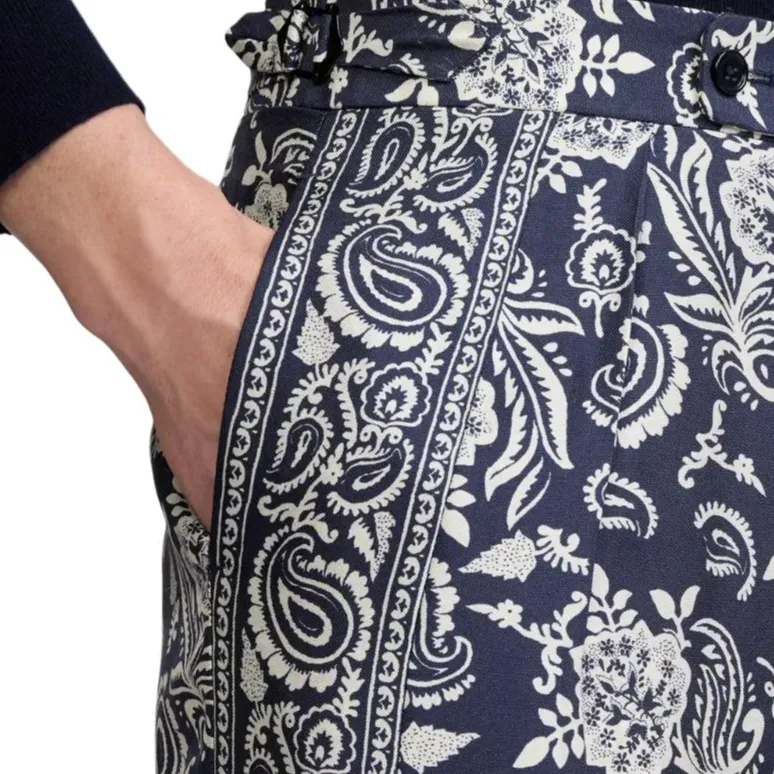 Ralph Lauren Purple Label Paisley print Trousers-5