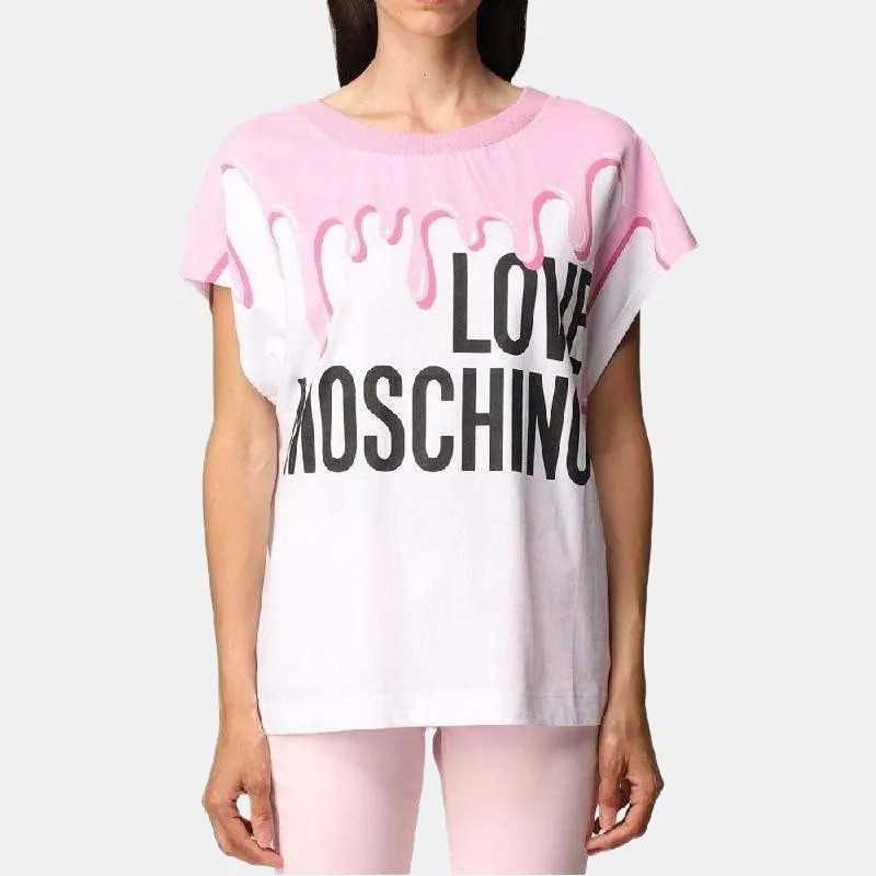 MOSCHINO T Shirts Women's Pink-1