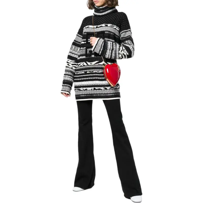 Givenchy Textured Roll-neck Sweater-1