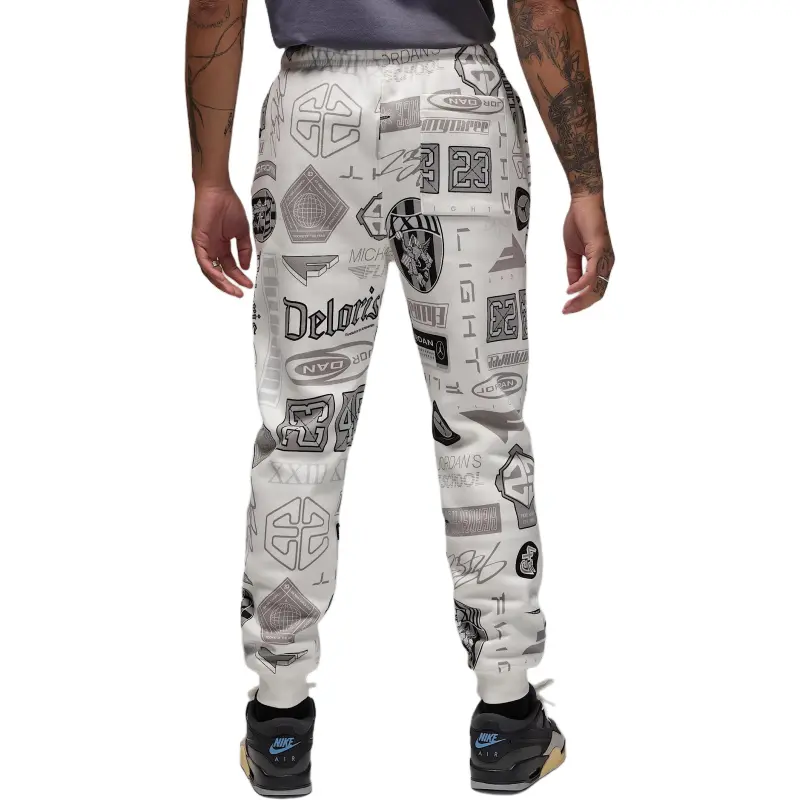 Jordan Casual Pants Men's White-2