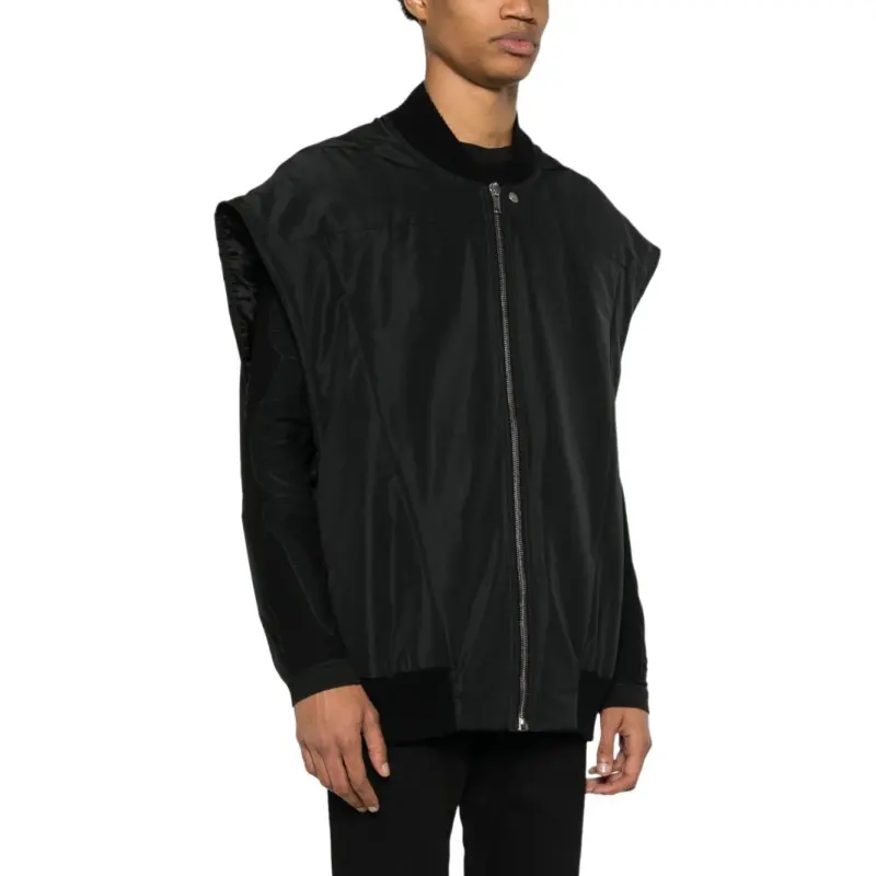 RICK OWENS Zip Up Sleeveless Gilet-3