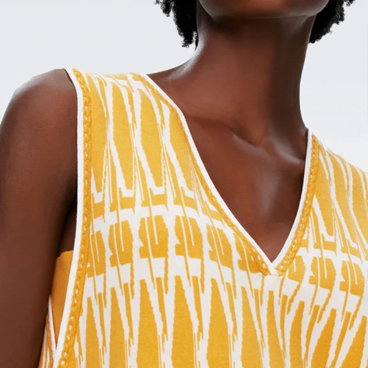 DVF Diane Von Furstenberg Reilly Knitted Mini Dress-5