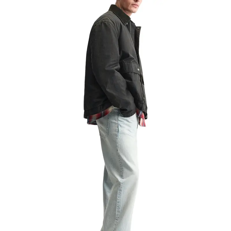 ZARA Jackets Men Black-5