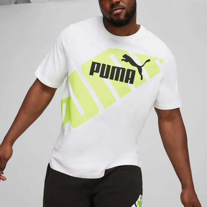 PUMA T Shirts Men White-2