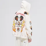 Ed Hardy Sweatshirts Men Ivory White E1PAM318