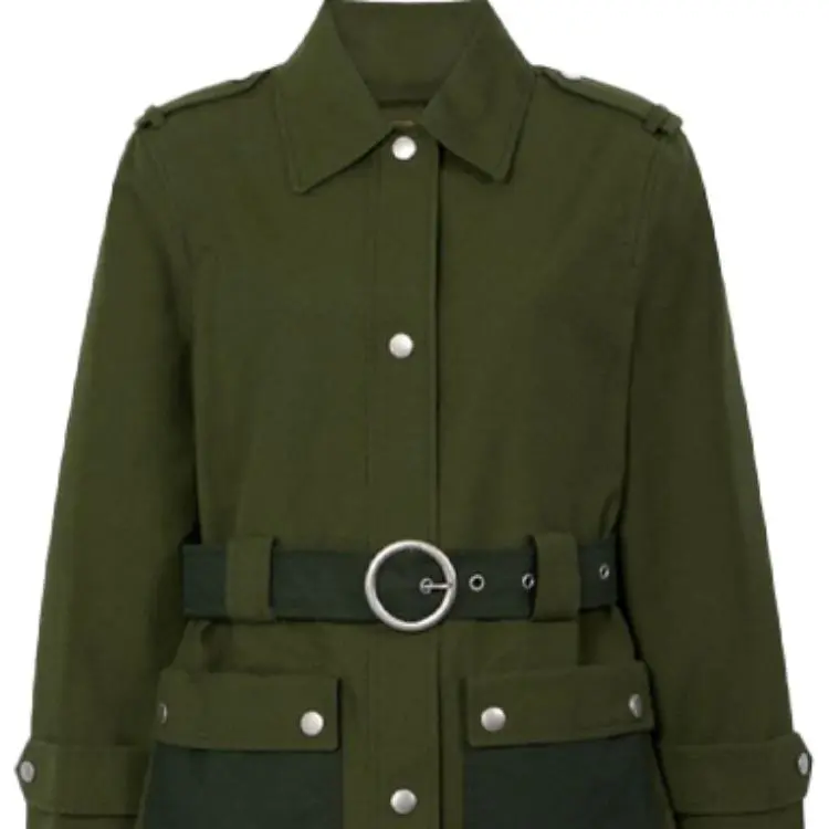 COACH Jackets Women's Army Green-3